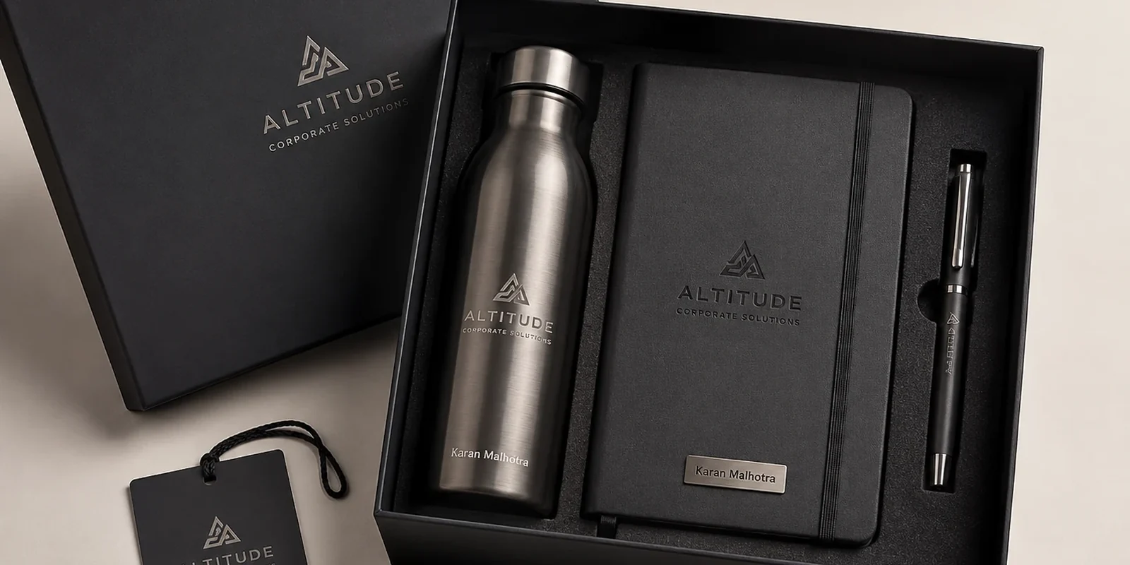 Premium branded corporate gift set